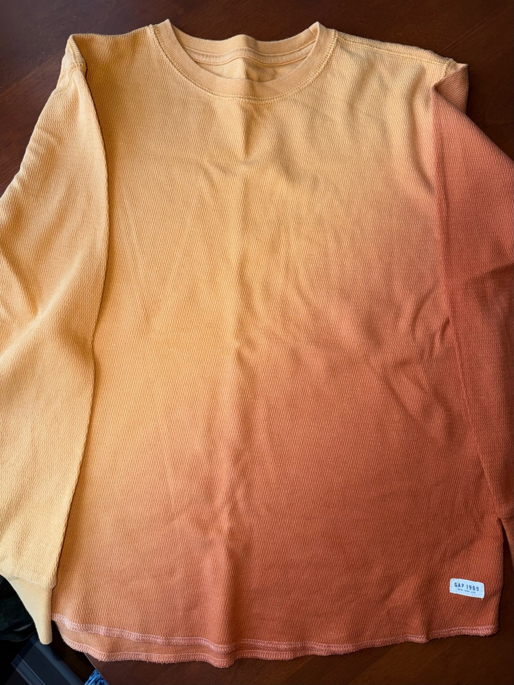 GAP KIDS Long Sleeve Crewneck Shirt